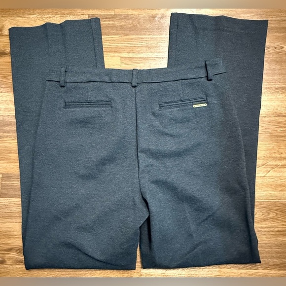 Anne Klein Dark Gray career work pants fully lined with pockets creased size 12 - Picture 6 of 9